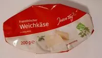 Mängden socker i Französischer Weichkäse