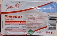 Mängden socker i Speisequark Magerstufe