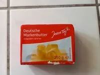 Mängden socker i Markenbutter mildgesäuert