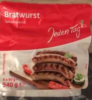 Mängden socker i Bratwurst