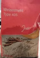 Mängden socker i Weizenmehl Type 405