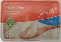 Mängden socker i Frischkäse Classic, wärmebehandelt, Doppelrahmstufe