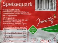 Mängden socker i Speisequark