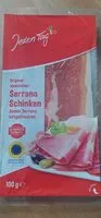 Mängden socker i Serrano Schinken