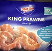 Mängden socker i King Prawns Garnelen
