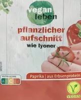 Mängden socker i Pflanzlicher Brotaufschnitt wie Lyoner Paprika