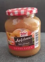 Mängden socker i Apfelmus - fein püriert