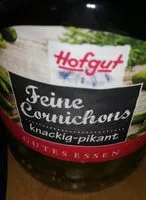 Mängden socker i Feine Cornichons