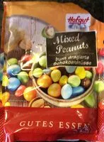 Mängden socker i Bunte Schoko-Erdnüsse