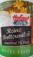 Mängden socker i Buttermilch