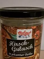 Mängden socker i Hirsch-Gulasch