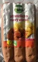 Mängden socker i Pflanzliche Currywurst