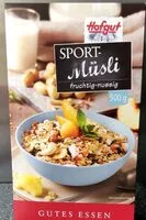 Mängden socker i Sport Müsli