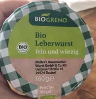 Mängden socker i Bio leberwurst fein und würzig
