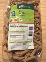 Mängden socker i Bio Vollkorn Penne