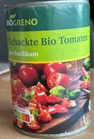 Mängden socker i Gehackte Bio Tomaten mit Basilikum