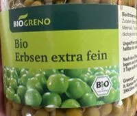 Mängden socker i bio erbsen extra fein
