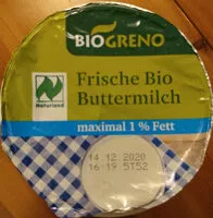Mängden socker i Frische Bio Buttermilch