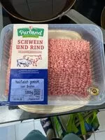Mängden socker i Hackfleisch, gemischt