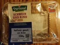 Mängden socker i Hackfleisch gemischt, zum Braten