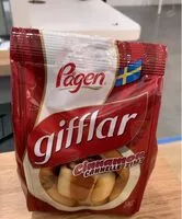Mängden socker i Gifflar