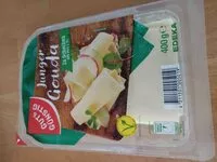 Mängden socker i Gauda jung, in Scheiben