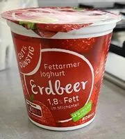 Mängden socker i Fettarmer Joghurt Erdbeere