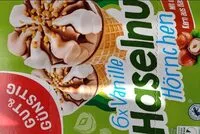 Mängden socker i Haselnuss Hörnchen