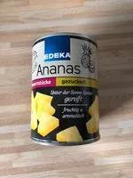 Mängden socker i Ananas gezuckert