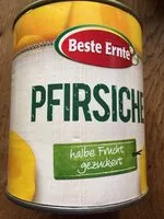 Mängden socker i Pfirsiche Tortenpfirsiche