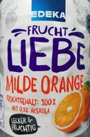 Mängden socker i Frucht Liebe - Milde Orange