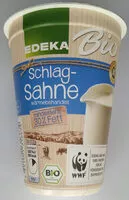 Mängden socker i Schlagsahne wärmebehandelt