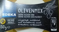 Mängden socker i Olivenmix grüne Oliven, grüne Oliven geschwärzt