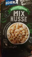 Mängden socker i Edeka Mix Nüsse, Geröstet Und Gesalzen