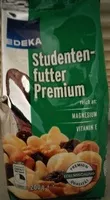 Mängden socker i Studentenfutter Premium