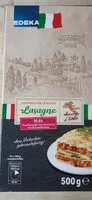 Mängden socker i Edeka - Lasagne