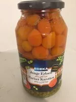 Mängden socker i Erbsen-junge Pariser Karotten