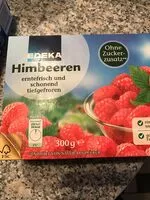 Mängden socker i Himbeeren tiefgefroren