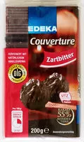 Mängden socker i Couverture Zartbitter - Edeka - 200 G