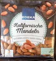 Mängden socker i Mandeln kalifornische