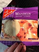 Mängden socker i Mandeln blanchieren gemahlen