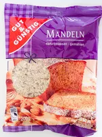 Mängden socker i Mandeln - gemahlen