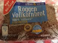 Mängden socker i Roggen-Vollkornbrot