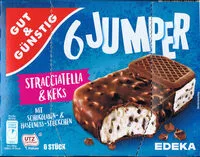 Mängden socker i 6 Jumper stracciatella & keks