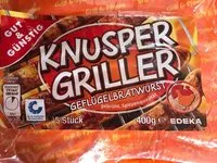 Mängden socker i Knusper Griller Geflügelbratwurst