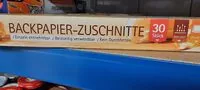 Mängden socker i Backpapier zugeschnitten