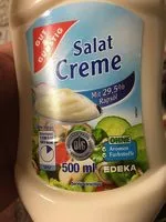 Mängden socker i Salat Creme