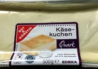 Mängden socker i Käsekuchen Quark