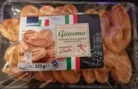 Mängden socker i Italienisches Blätterteiggebäck