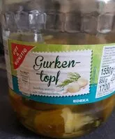 Mängden socker i Glas Gurkentopf